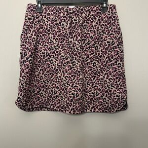 Chico's Zenergy leopard Pink And Black print athletic skort Size 0=4